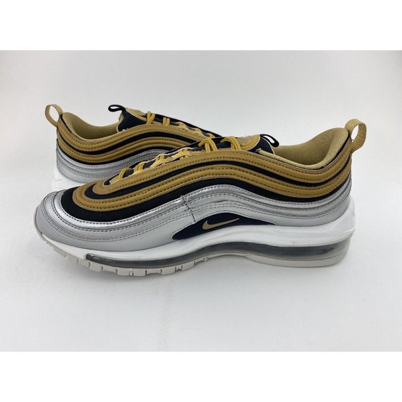 Nike Air Max 97 Metallic Gold Silver Women's Size 9 Sneakers Shoes - Picture 4 of 12